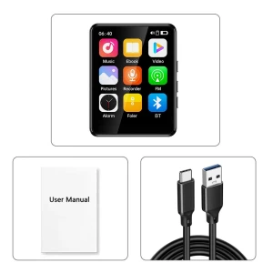 2.4-inch MP3 Player with Bluetooth Support, PRISMA