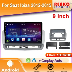 Android Auto Radio Car Multimedia Video Player — Car Infotainment System, Reakosound