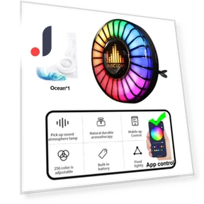 Car LED Sound Controller Air Freshener — Car Air Fresheners, World Auto Parts