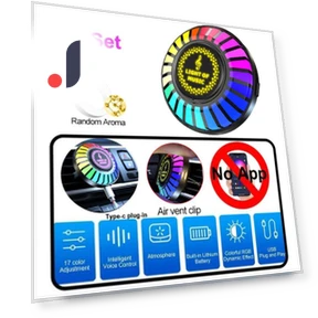 Smart Car Air Freshener with RGB Lighting and Music Sync — Car Air Fresheners, NyPhoenix Auto