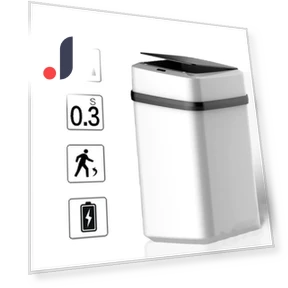 Smart Trash Bin — Kitchen Cans, Luminaire Lighting Mall