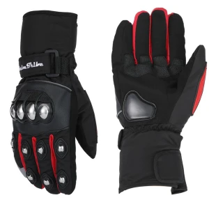 Touchscreen Motorcycle Gloves, Wit angel
