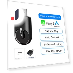 Wireless CarPlay Android Auto Adapter — Car Accessories & Gadgets, Kebidumei