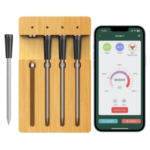 Wireless Meat Thermometer with Smart APP Control — Smart Thermometer, Sportssss
