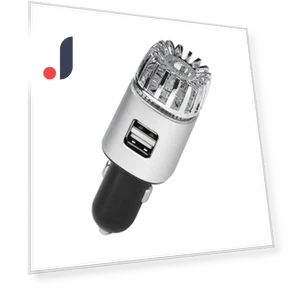 Car Air Purifier with USB Charger — Activated Carbon Air Purifiers, TOP HOME