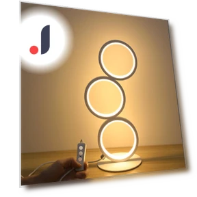 Dimmable Table Lamp with Smart Touch Ring — Desk & Table Lighting, Elegant Living House