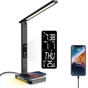 LED Desk Lamp with Alarm Clock — Desk Lamp, Elegant Living House