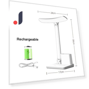 LED Desk Lamp with Night Light — Study & Desk Lighting, Seahorse Home