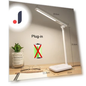 LED Desk Lamp with Touch Night Light — Study & Desk Lighting, Seahorse Home