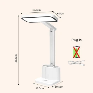 LED Desk Lamp with Touch Night Light, Elegant Living House
