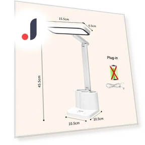 LED Desk Lamp with Touch Night Light — Study & Desk Lighting, Elegant Living House