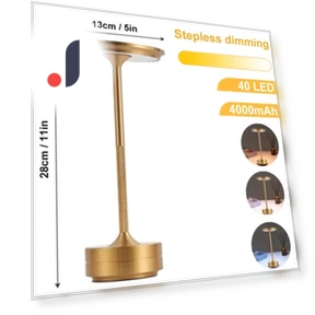 Metal LED Touch Desk Lamp — Desk & Table Lighting, TOP HOME