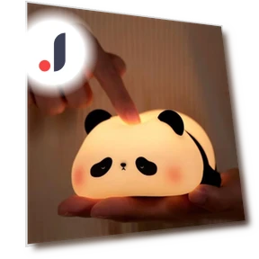 Rechargeable LED Panda Night Light with Touch Sensor — Night Lights, Tamsin