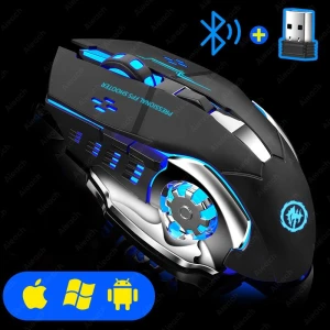 Rechargeable Wireless Gaming Mouse, Super Dream Home