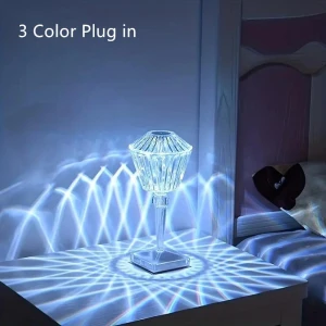 Rose Diamond Table Lamp, Elegant Living House