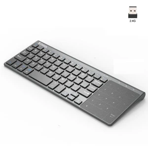 Slim 2.4G Wireless Keyboard with Touchpad, Bellatrix
