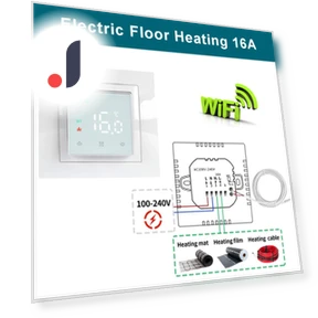 Smart Home Thermostat Wi-Fi Temperature Regulator — Home Climate Control, Minco Thermostatic