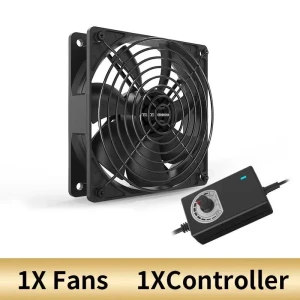 120mm Cooling Fan with Controller, HIMO Group