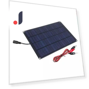 30W Solar Panel with Charge Controller — Solar & Wind Power, Stone Home
