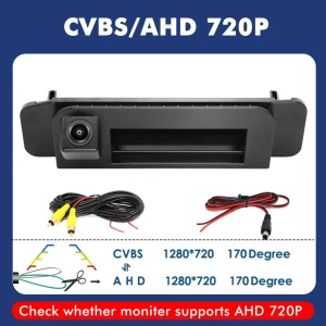 4K Night Vision Reversing Auto Parking AHD 1080P 180 degrees Car Handle Camera — Backup Camera, A Auto Parts Mall