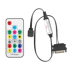 LED Strip Remote Control USB 5V 17 Key RGB Driver Dimmer Controller — LED Strip Lights, Optimized General