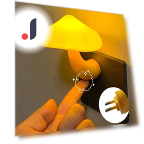 Mini LED Night Lights in Mushroom Shape — Night Lights, Cozy Cottage-Relax