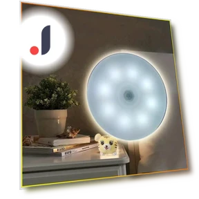 Round 8-LED Motion Sensor Night Light — Night Lights, Build My Home