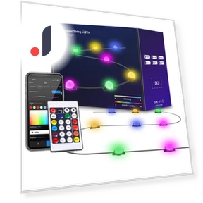 Smart RGBIC Curtain Light — LED Strips, Good Household Items