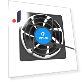 USB Cooling Fan for Android TV Box — Cooling Pads & Fans, Blackin
