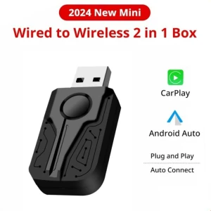 Wireless CarPlay Android Auto Adapter — Car Infotainment System, Auto Home Solutions