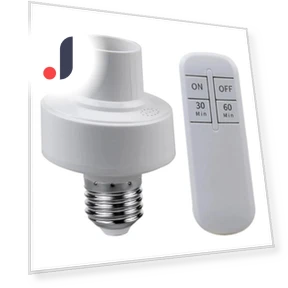 Wireless Remote Control Lamp Socket with Smart Timer Switch — Light Sockets, HIMO Group
