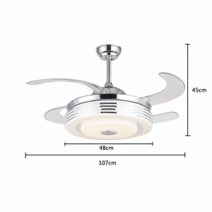 Ceiling Fan with Remote Control — Smart Fan, Stone Home