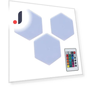 Hexagonal LED Touch Sensor Night Light — Night Lights, Cozy Cottage-Relax