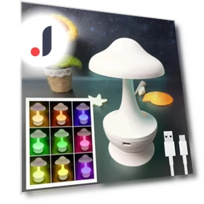 Mushroom-shaped Night Light — Night Lights, Build My Home