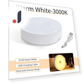 USB Rechargeable LED Night Light Motion Sensor Lights — Night Lights, Cozy Cottage-Relax