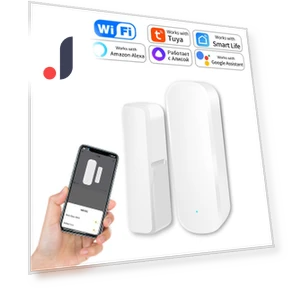 WiFi Zigbee Door Window Magnetic Sensor — Smart Home Security, Build My Home