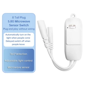 Automatic Lighting Microwave Radar/Manual Scanner Induction Sensor Switch, Stone Home