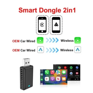 Automatic Wireless Carplay Android Smart Dongle, A Surname Home
