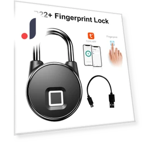 Biometric Door Lock with Fingerprint Scanner — Biometric Security, Optimized General