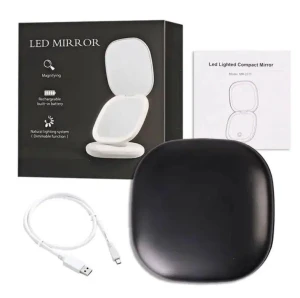 Compact LED Foldable Makeup Mirror, AE Selection