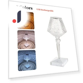 Crystal Table Lamp — Desk & Table Lighting, Build My Home
