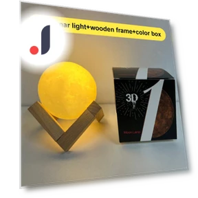 Rechargeable Moon Lamp with 3D Print — Creative Lighting Solutions, Homedepot
