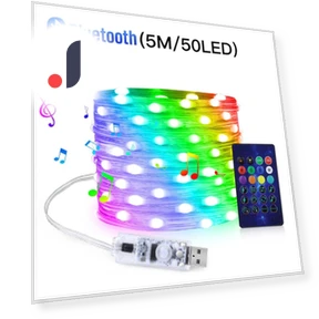 RGBIC Smart LED String Lights — String Lights, GYROBALL