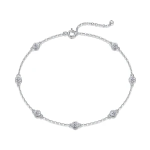 Silver Smart Bubble Bracelet with Moissanite, JEWEL HOME