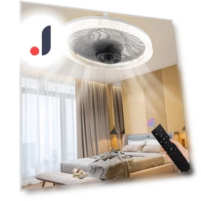 Smart LED Ceiling Fan with Remote Control — Ceiling Fan Lighting Solutions, Luminaire Lighting Mall