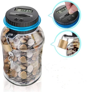 Smart Piggy Bank with Counting Function, Thunder And Fire