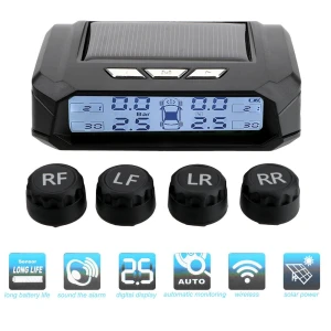 Temperature Warning Fuel Save Solar TPMS Tire Pressure Monitoring System — TPMS, Lntelligent Living Hall