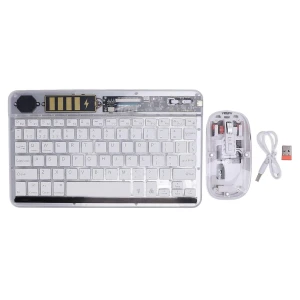 Ultra-Thin Silent Wireless Keyboard with RGB Backlight, ZuiyouHome1