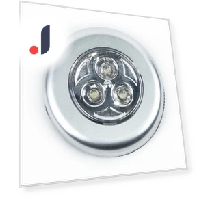 Wireless 3-LED Touch Light — Night Lights, ARI