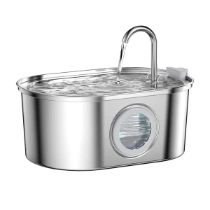 Automatic Pet Water Fountain with Viewing Window — Cat Water Fountain, Build My Home